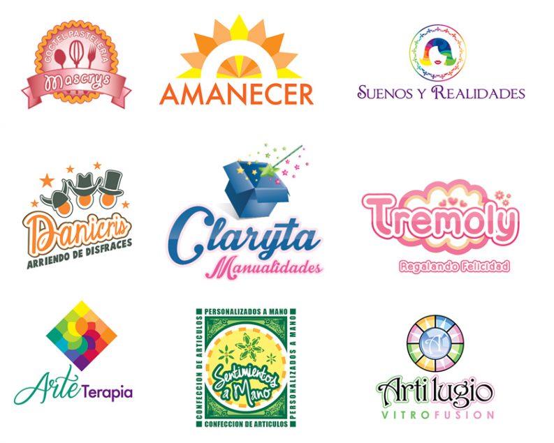 Diseño de Logotipos para Emprendedoras proyecto Mera Corfo